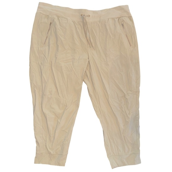 NWOT Trekkie North Jogger in Tan Zippered Pockets Hiking Outdoor Long Pants New - Picture 1 of 10